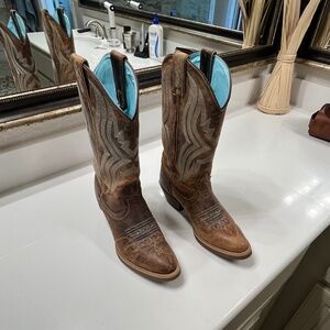 Justin boot ladies size 7.5 western